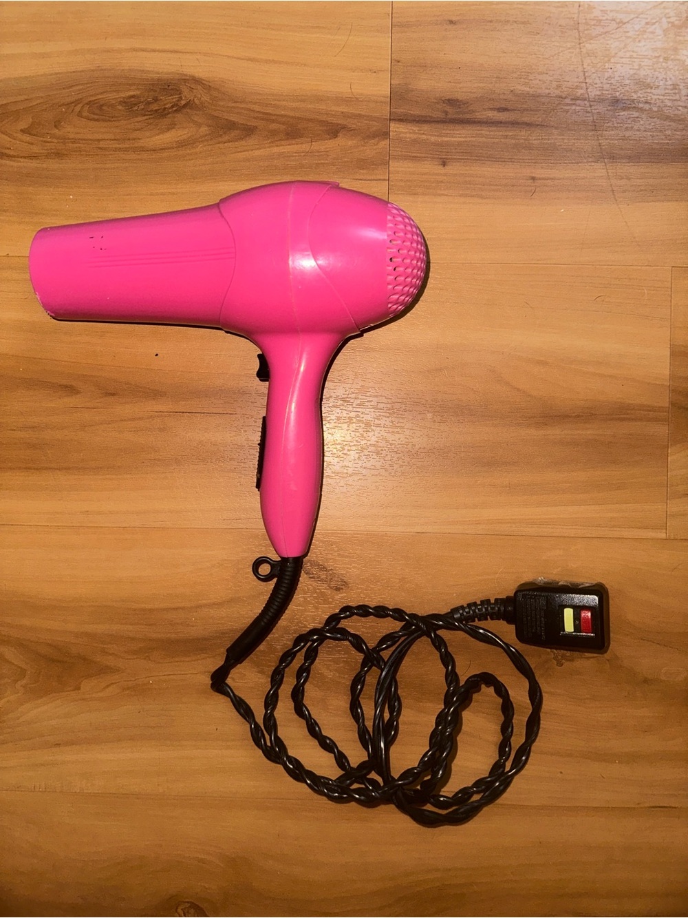 Pink Compact Hair Dryer for Women - Portable Styling